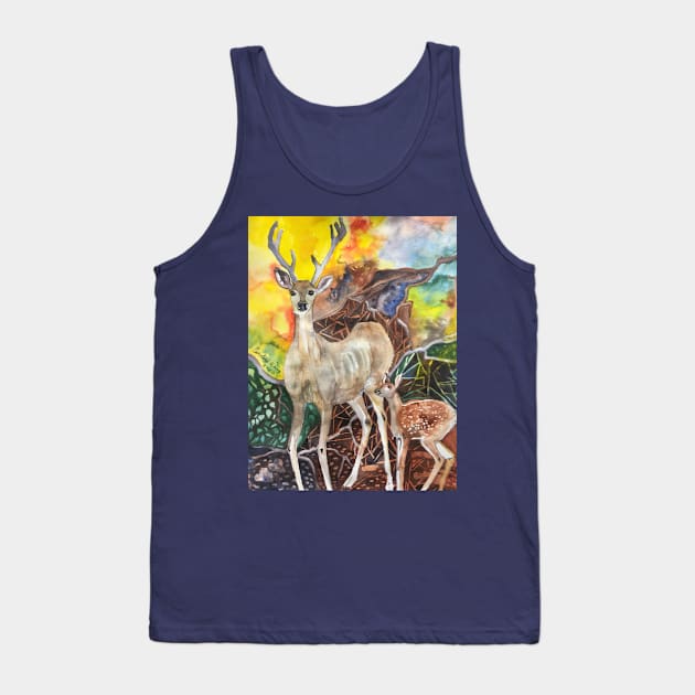 Patricia's Deer Tank Top by Cwang